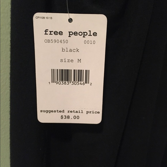 NWT Free People black tank top - Picture 7 of 7